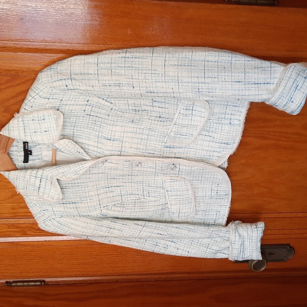 Fully-lined Tweed Blazer
